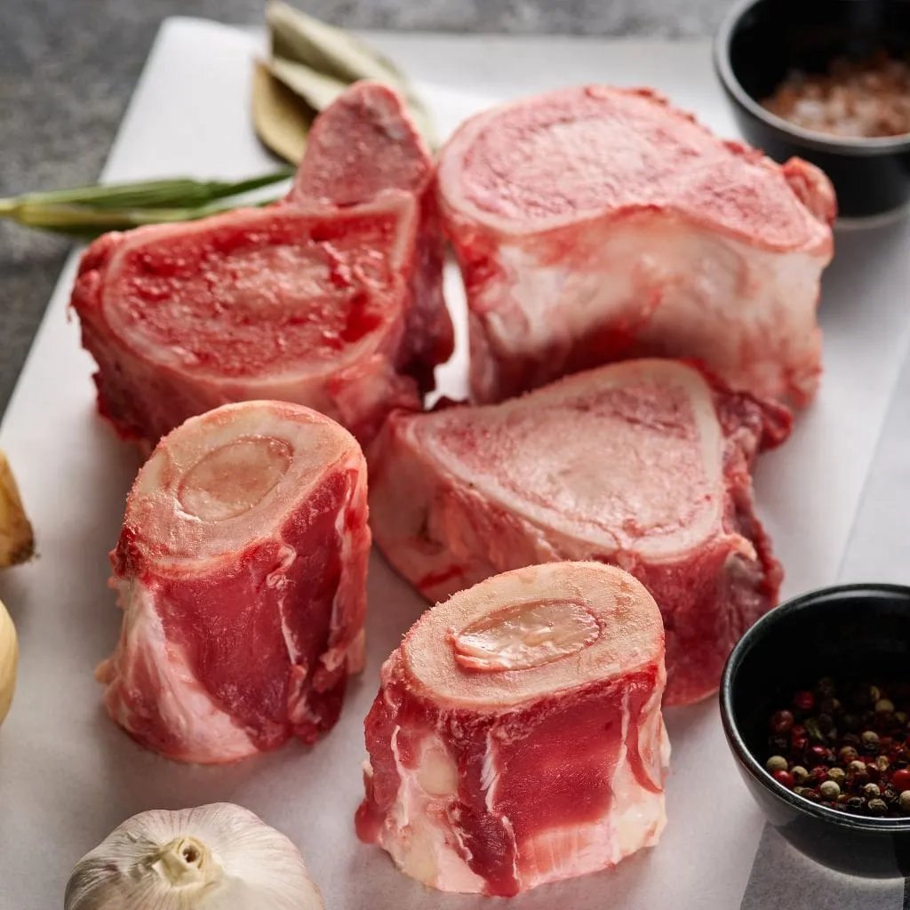 Frozen beef with bone